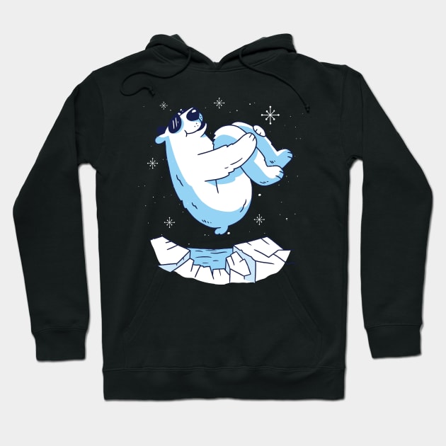 Polar Bear Jump Hoodie by madeinchorley